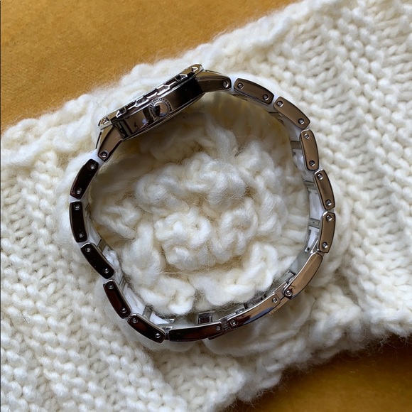 Anne Klein Dial Steel & White Ceramic Ladies Watch - Picture 4 of 4